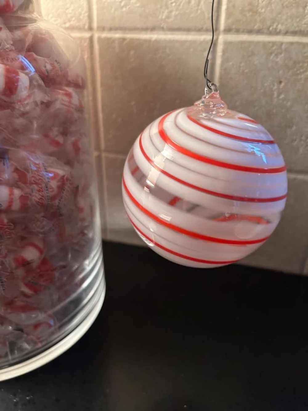 Fine art Glass Christmas Ornament- Shawn Messenger